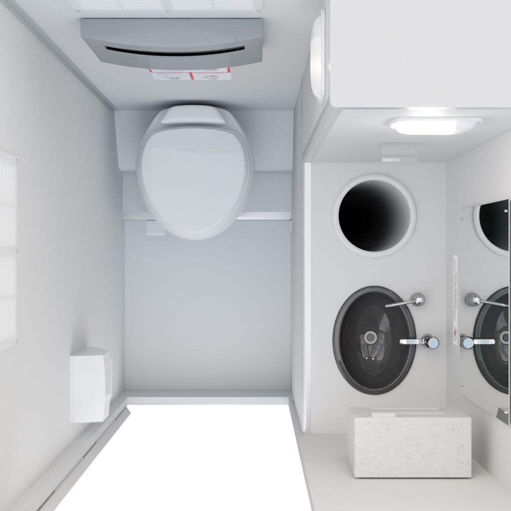 VIP Restroom (Bird's Eye View) VIP Restroom (Bird's Eye View)