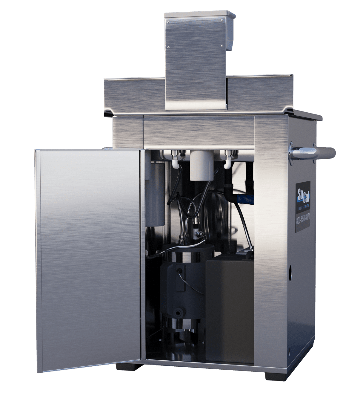 Small Hot Sink - Back View Small Hot Sink for Outdoor Events and Farmers Markets